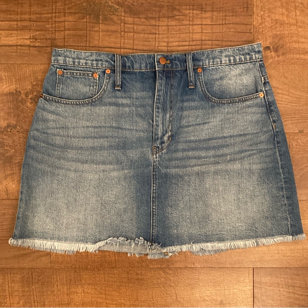 Madewell Mini Skirt Fringe Frayed Hem Coastal Cowgirl Festival Style Women’s 33